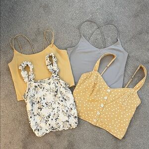 Bundle of Abercrombie crop tops
